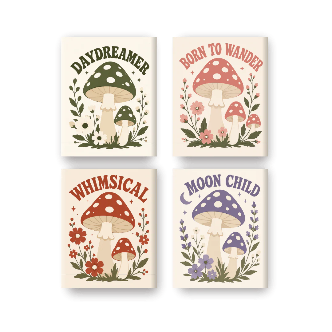 4 Mini Paintings - Daydream Set