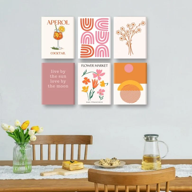 6 Mini Paintings - Bloom & Shine Set - Image 2