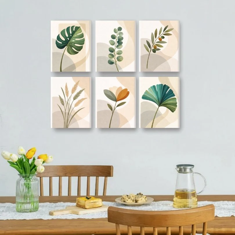 6 Mini Paintings - Botanical Set - Image 2