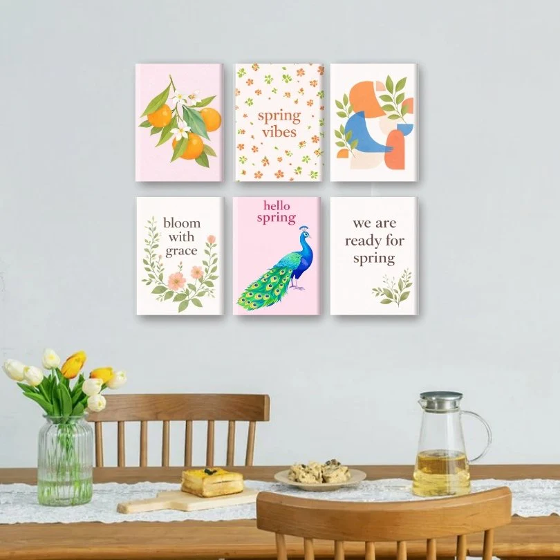 6 Mini Paintings - Spring Vibes Set - Image 2