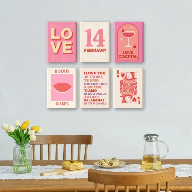 6 Mini Paintings | Valentine Set - Image 2