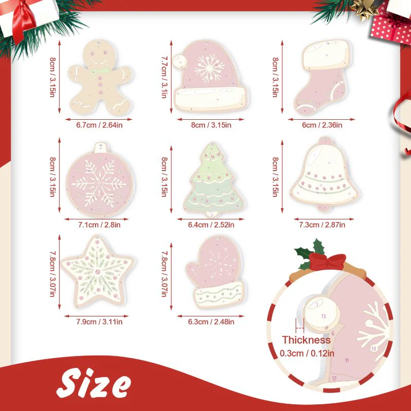 8 Christmas hangers - Christmas Eve set - Image 9