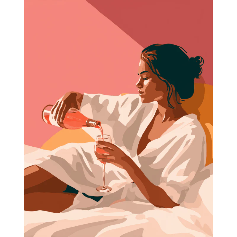 A Moment to Herself | Paint by Number