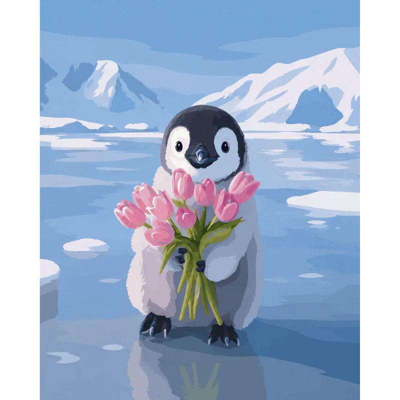 Baby Penguin | Paint by Number