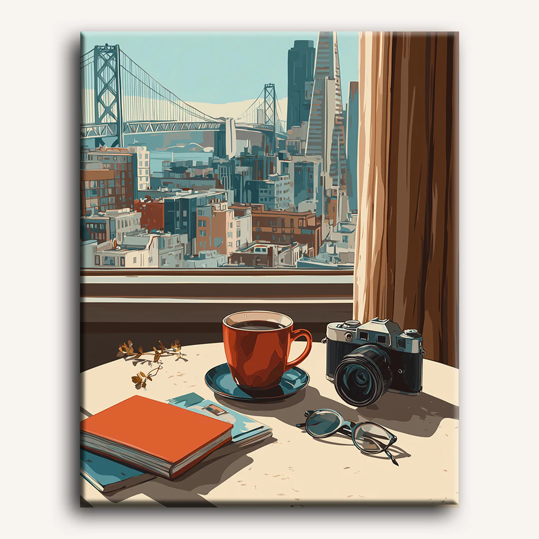 Big city life | Paint by Number - Image 2