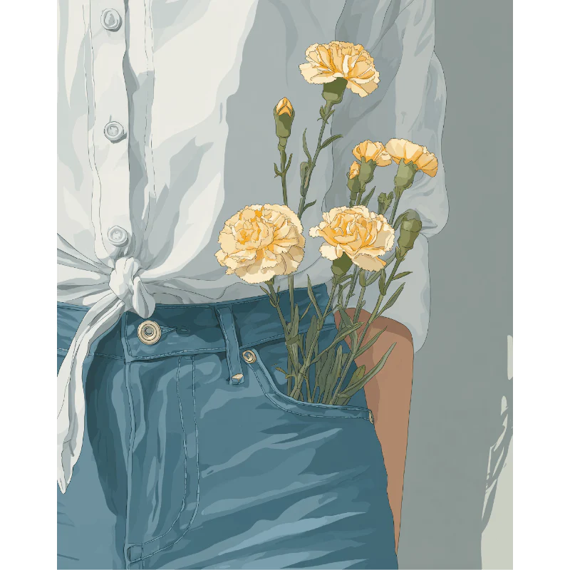 Blooming Pockets | Paint by Number