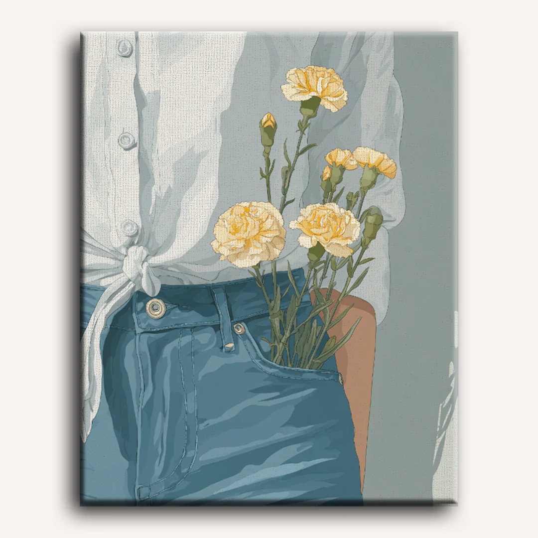 Blooming Pockets | Paint by Number - Image 2