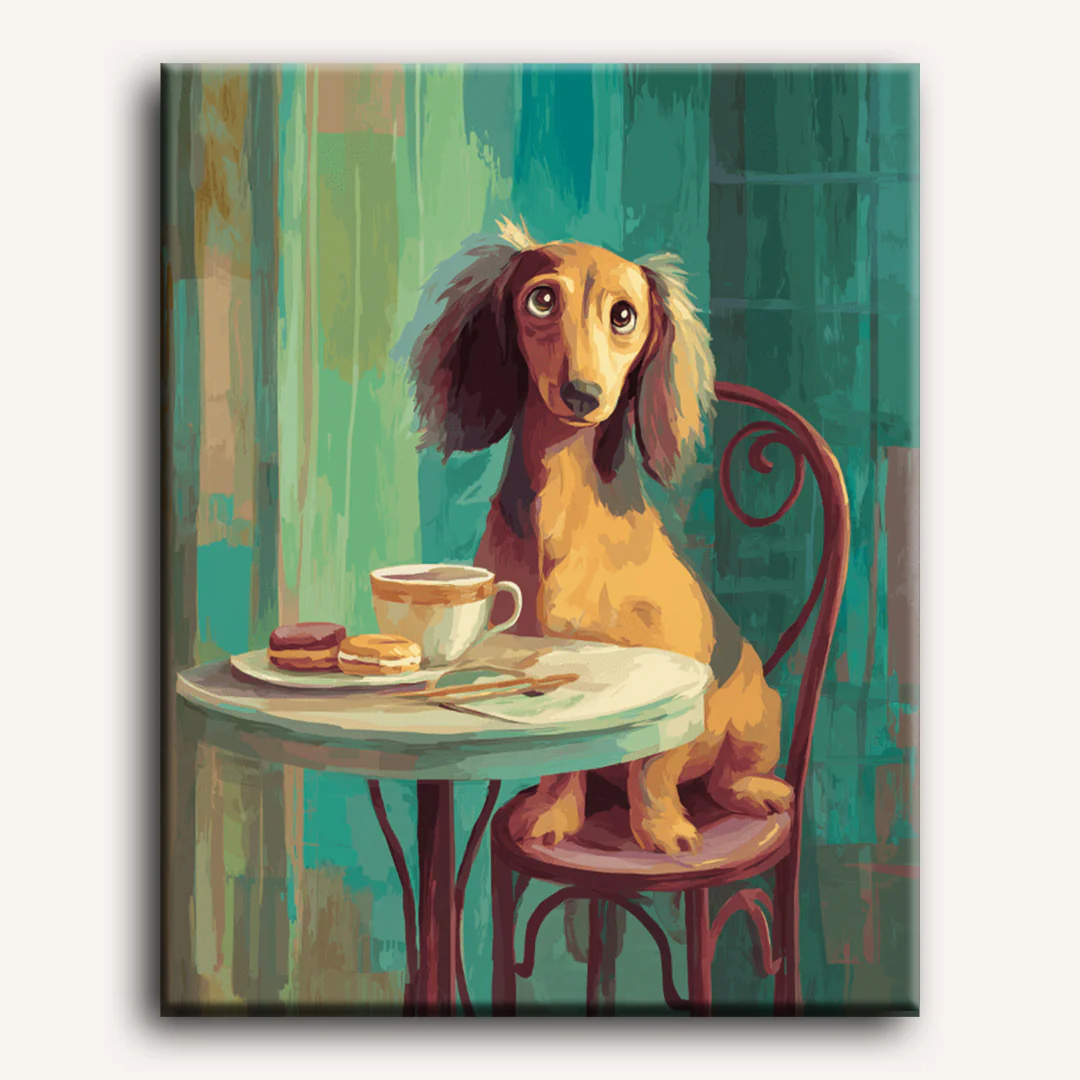 Café dreamer | Paint by Number - Image 2