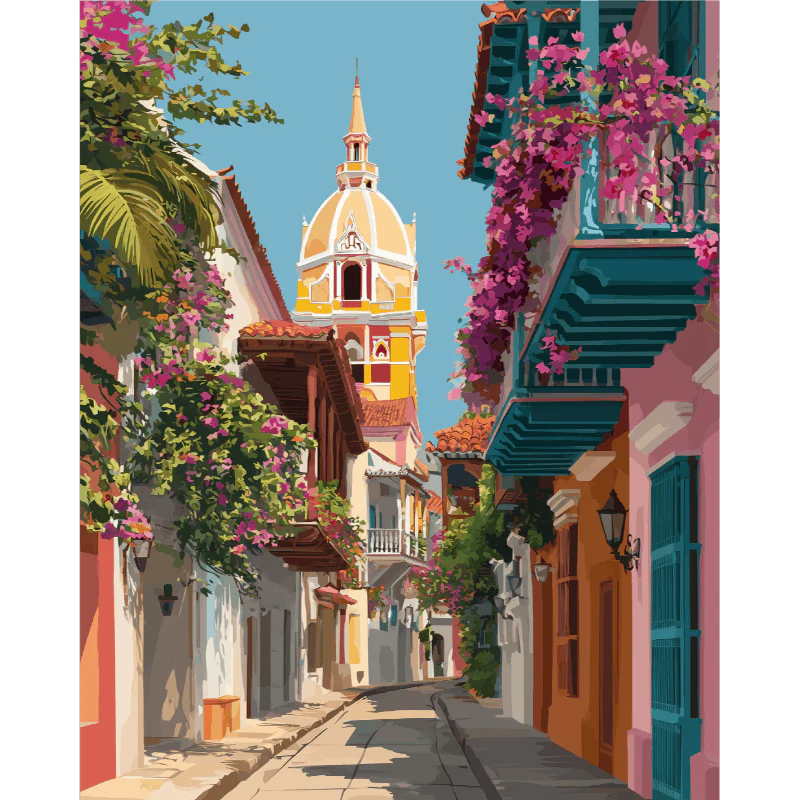 Cartagena | Paint by Number