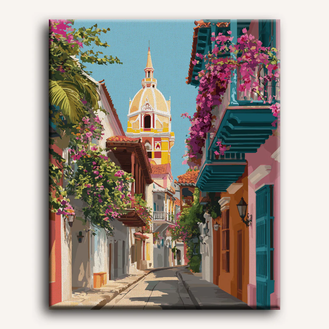 Cartagena | Paint by Number - Image 2
