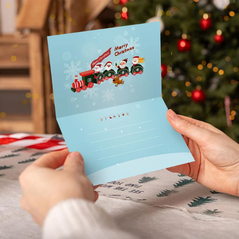 Paint by Numbers Christmas Cards - 6 Pieces - Image 9