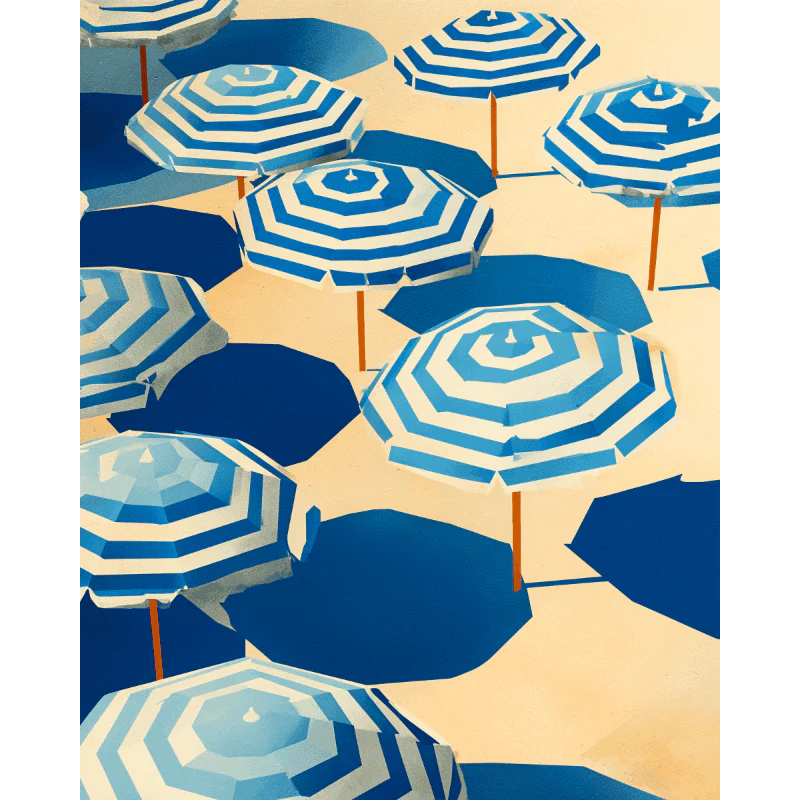 Cheerful Umbrella`s | Paint by Number