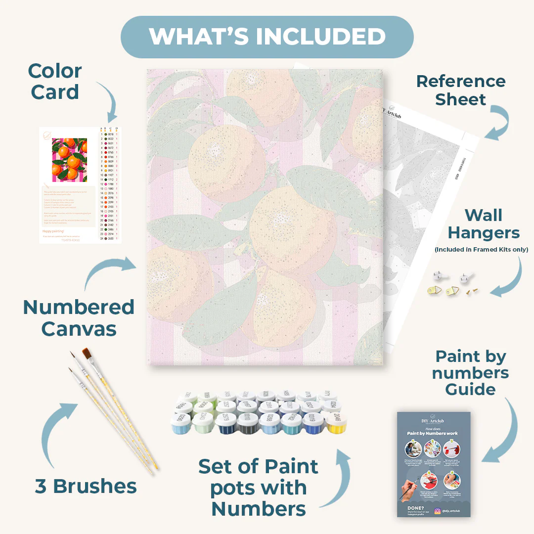 Citrus Crush | Paint by Number - Image 3