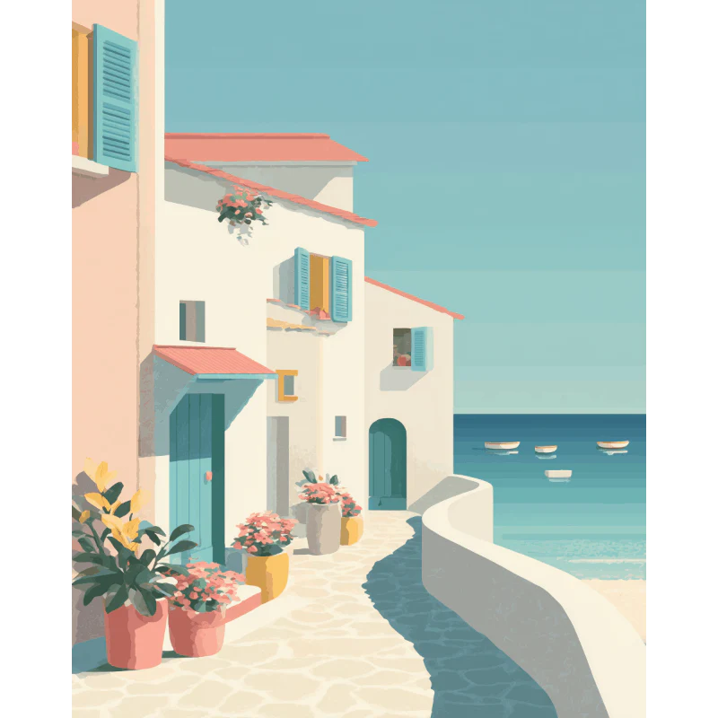 Coastal Escape | Paint by Number