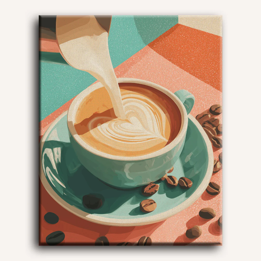 Coffee with Love | Paint by Number - Image 2