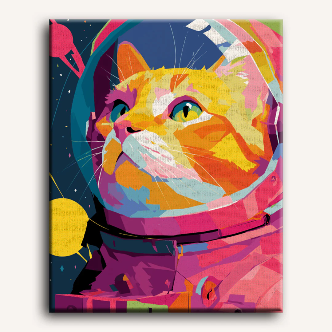 Cosmic Cat | Paint by Number - Image 2