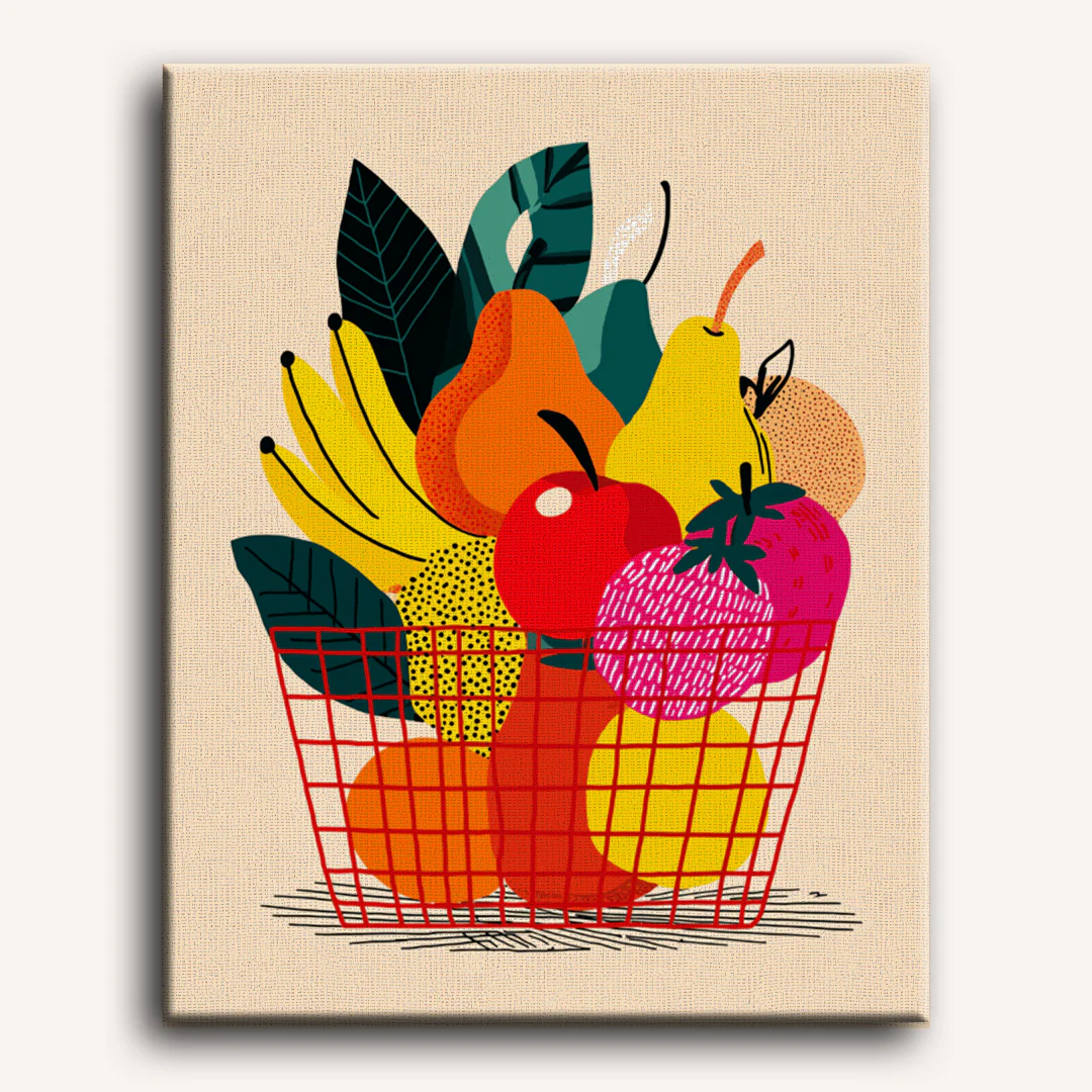 Fruit Basket | Paint by Number - Image 2