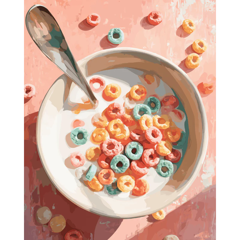 Fruit rings | Paint by Number