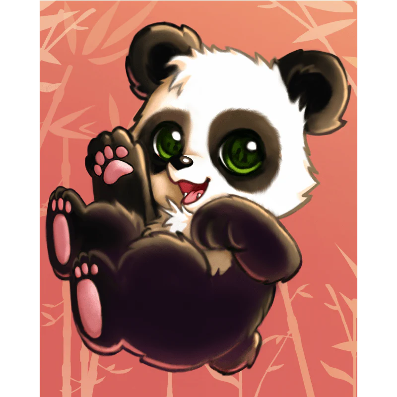 Happy Giant Panda - By Vink