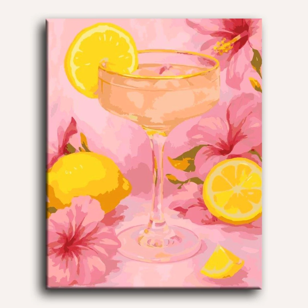 Hawaiian cocktail | Paint by Numbers - Image 2