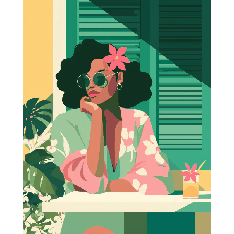 Island Muse | Paint by Number