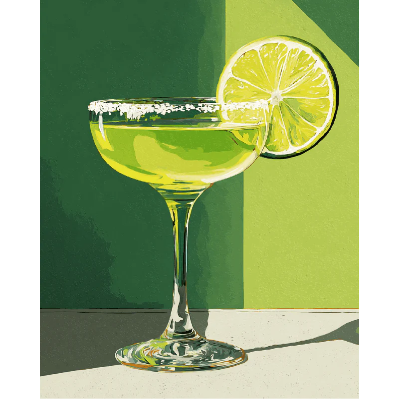 Lime Margarita | Paint by Number