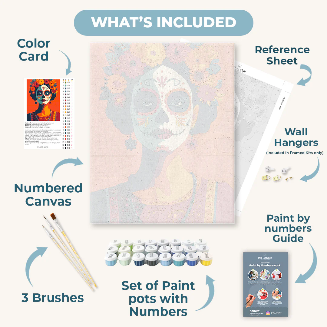 Los Muertos | Paint by Number - Image 3