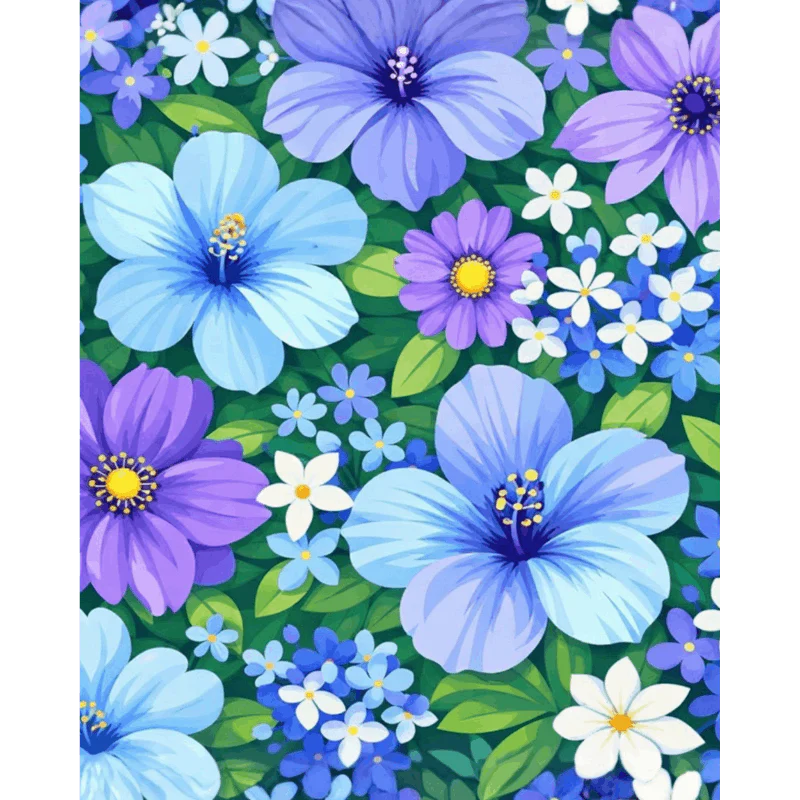 Meadow in Bloom | Paint by Number