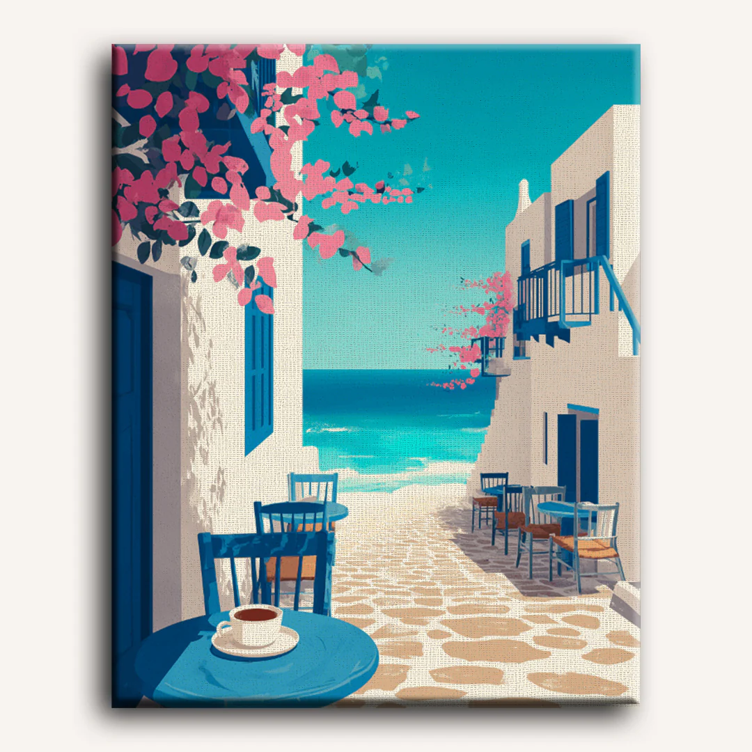 Mediterranean travel | Paint by Number - Image 2