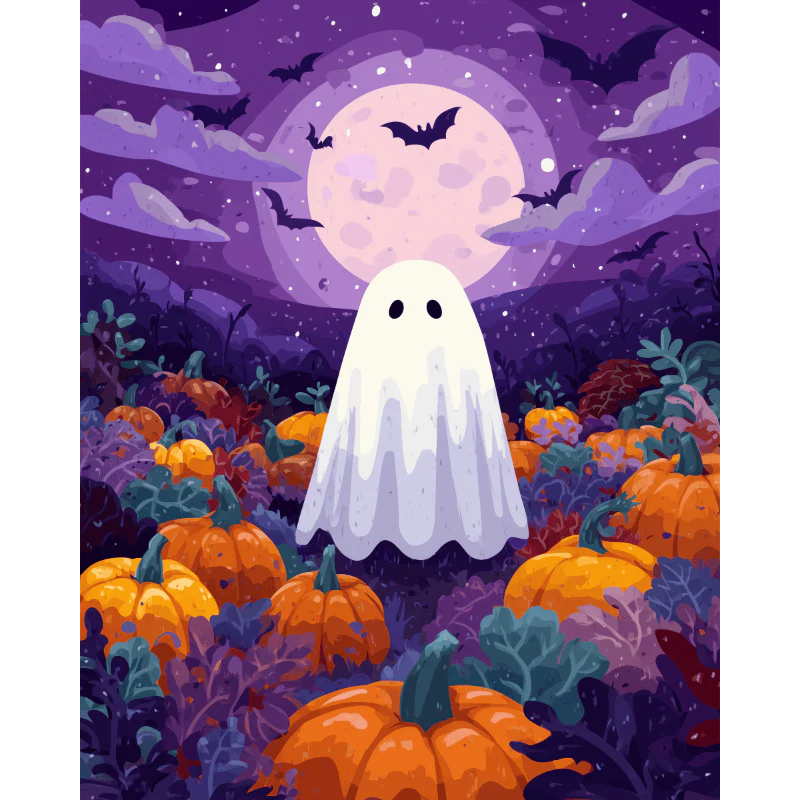 Midnight ghost | Paint by Number