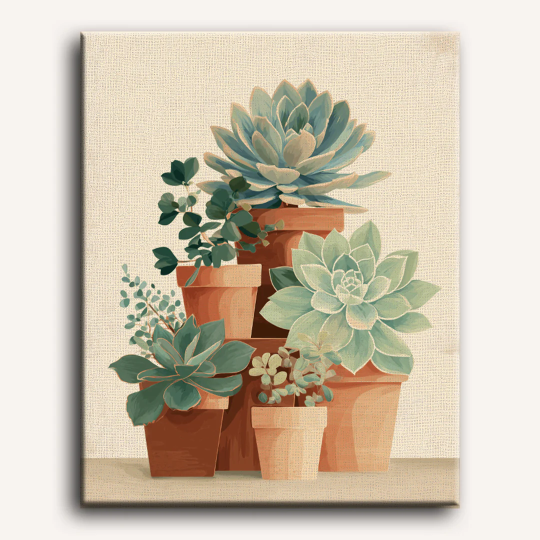 Minimal Botanica | Paint by Number - Image 2