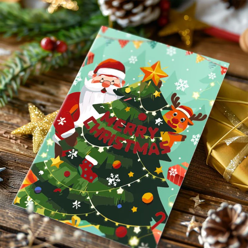 Paint by Numbers Christmas Cards 5 | 6 Pieces - Image 10