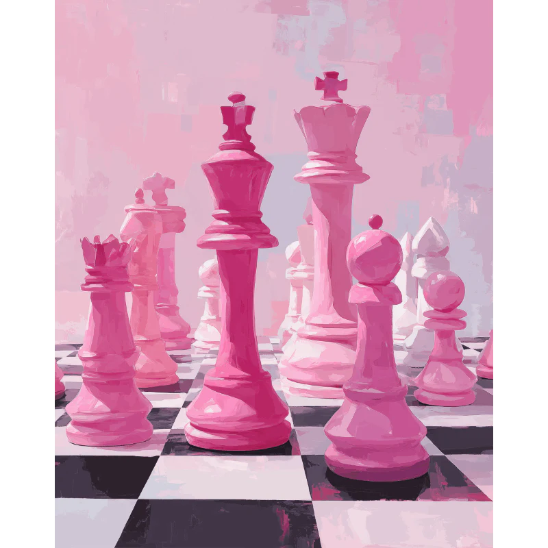 Pink gambit | Paint by Number