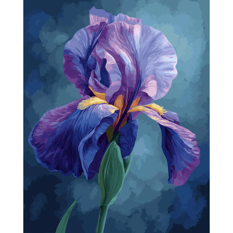 Purple Bloom | Paint by Number