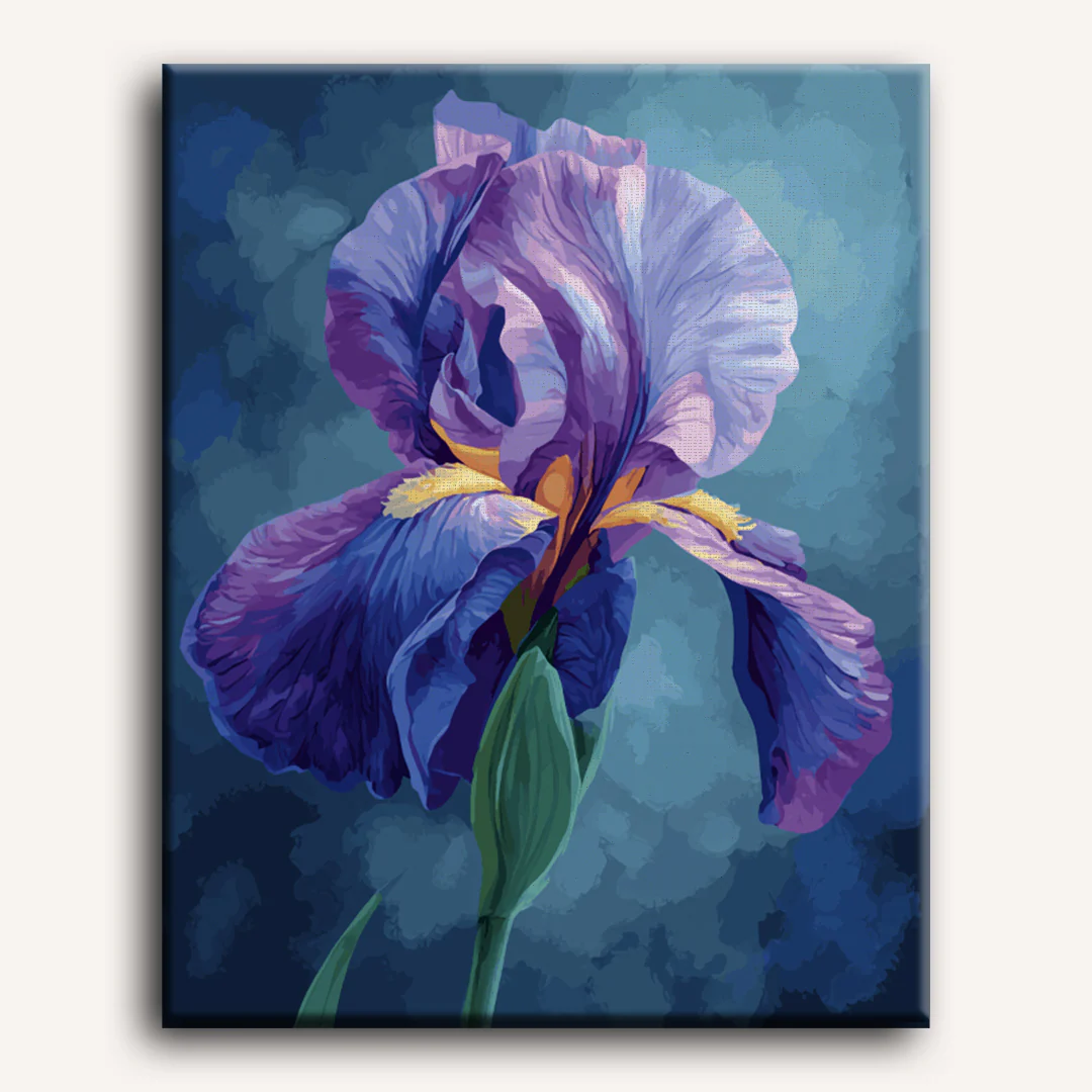 Purple Bloom | Paint by Number - Image 2