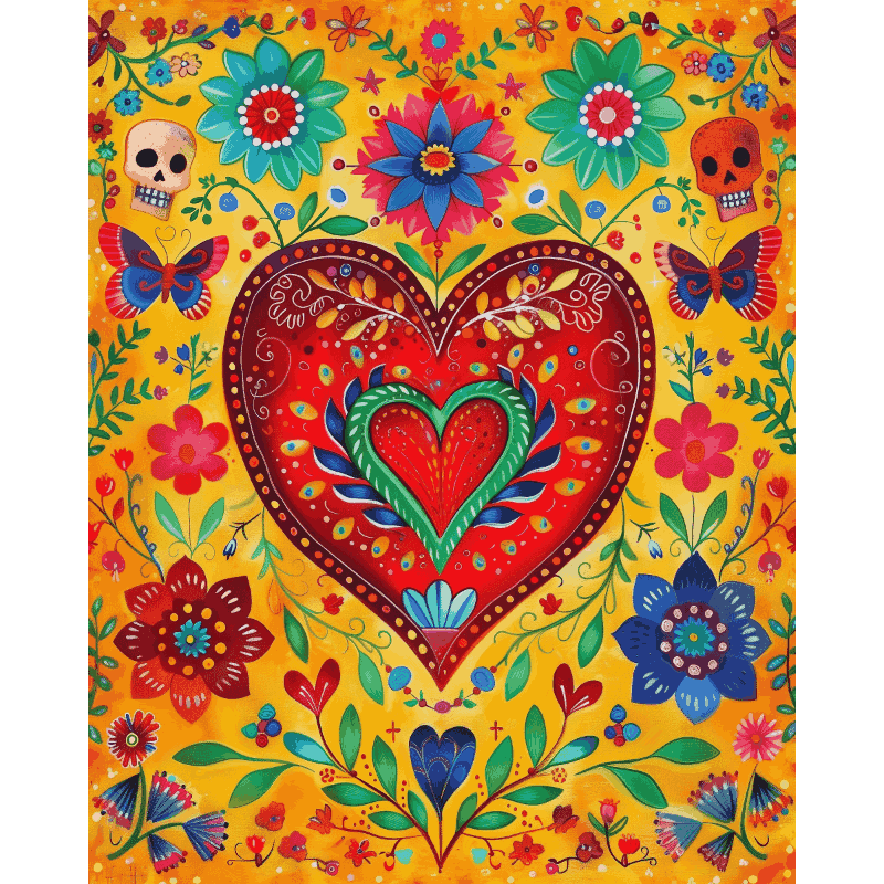 Sacred Heart | Paint by Number