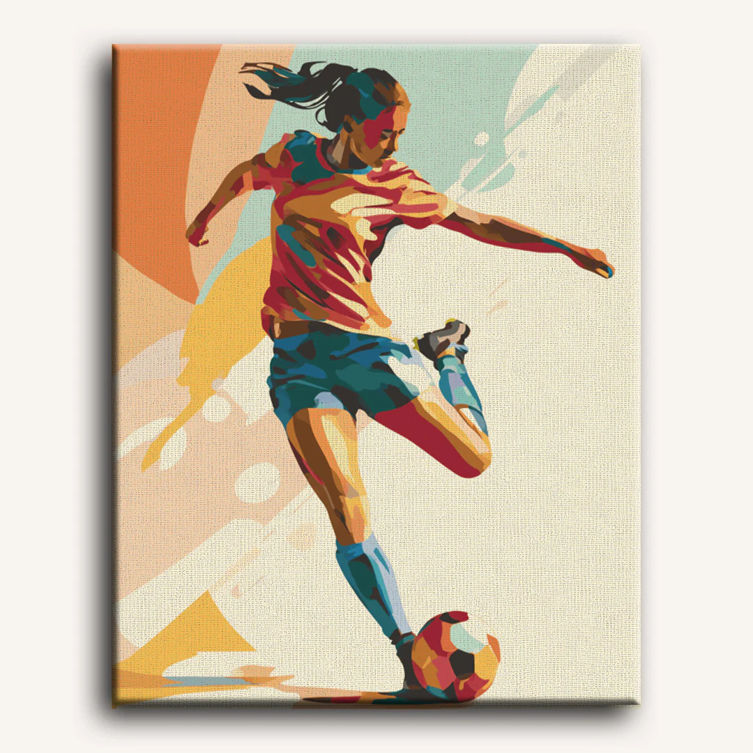 Soccer Energy | Paint by Number - Image 2