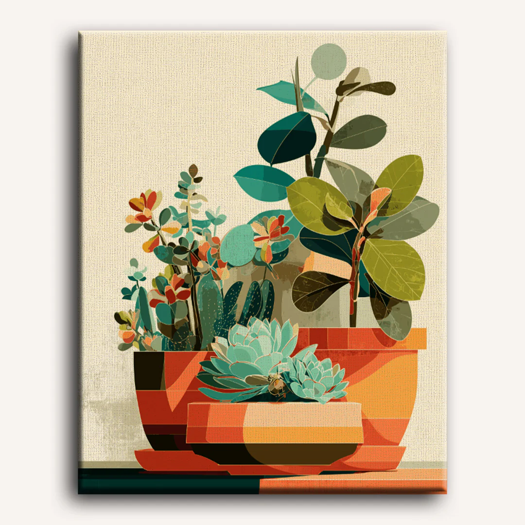 Succulent Aesthetic | Paint by Number - Image 2