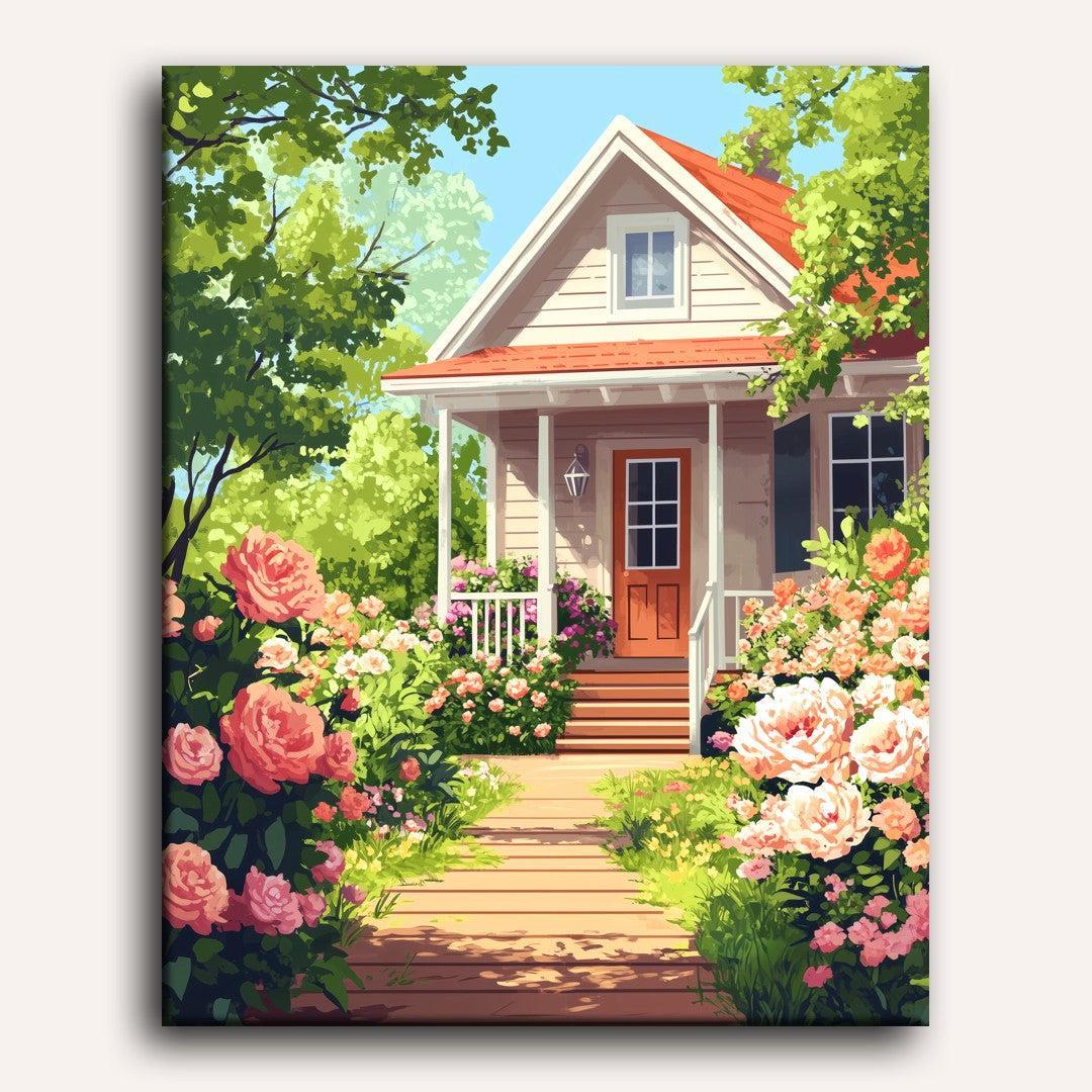 Summer house | Paint by Number - Image 2