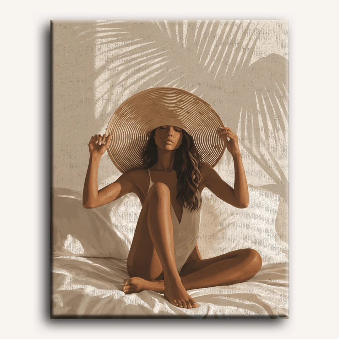 Sunlit Muse | Paint by Number - Image 2