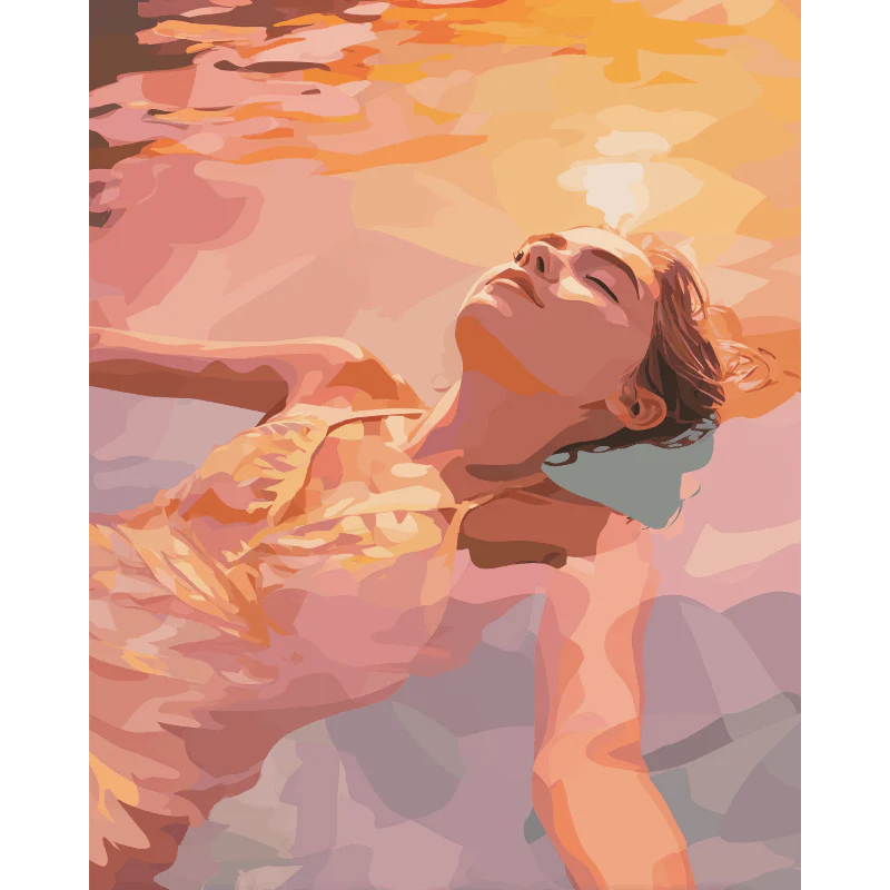 Sunset Float | Paint by Number