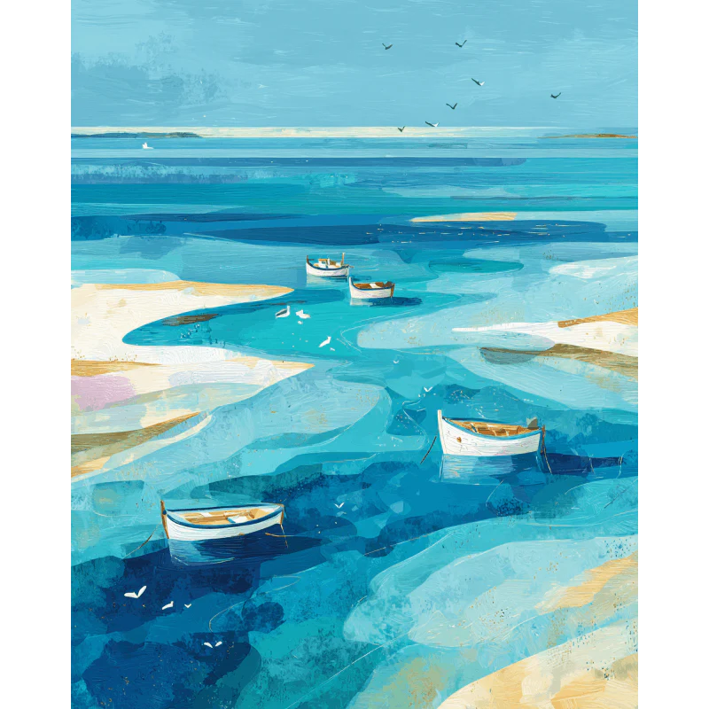 The Gentle Drift | Paint by Number