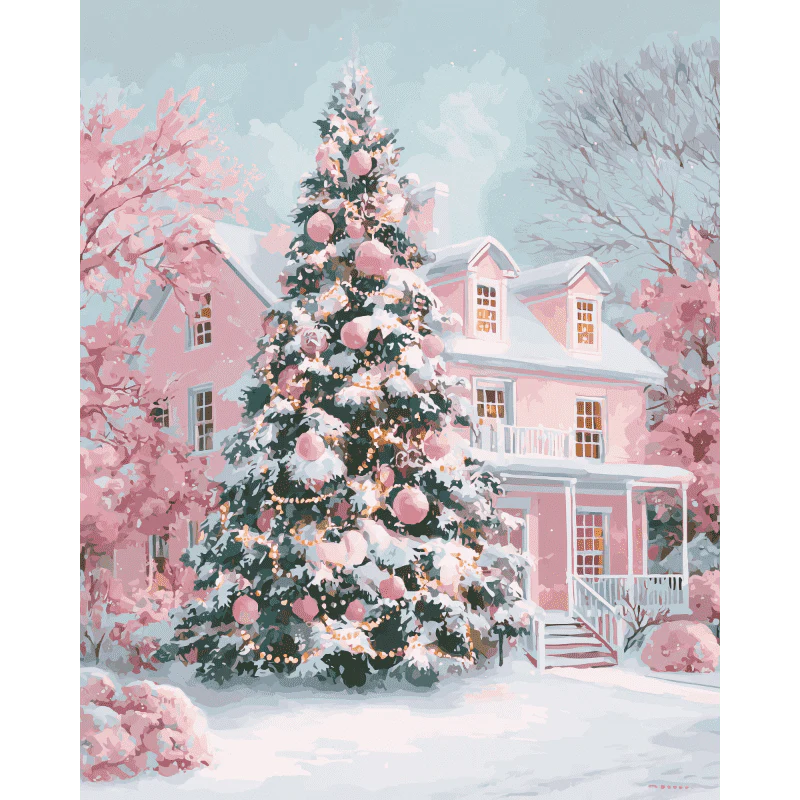 The Pink Noel | Paint by Number