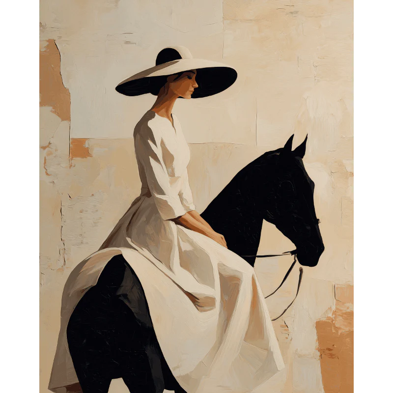 The Quiet Rider | Paint by Number