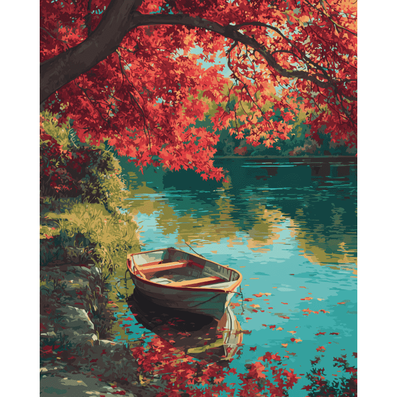 The quite shore | Paint by Number