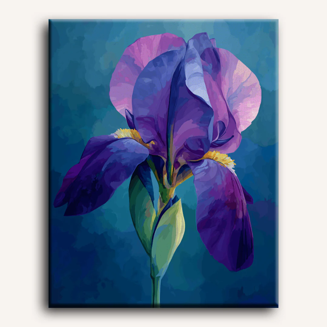 Velvet Iris | Paint by Number - Image 2